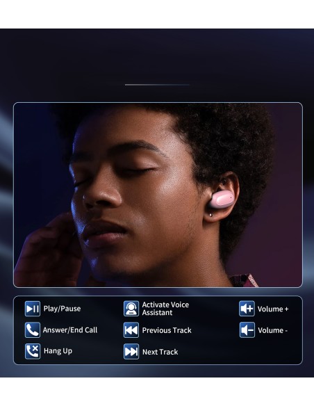 MEMS In-Ear Wireless TWS Bluetooth 5.3 ausinės – rožinės spalvos
 
MEMS In-Ear Wireless TWS Bluetooth 5.3 ausinės – rožinės spalvos