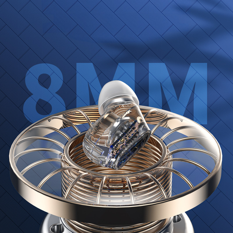 MEMS Wireless TWS Bluetooth 5.3 In-Ear ausinės – baltos