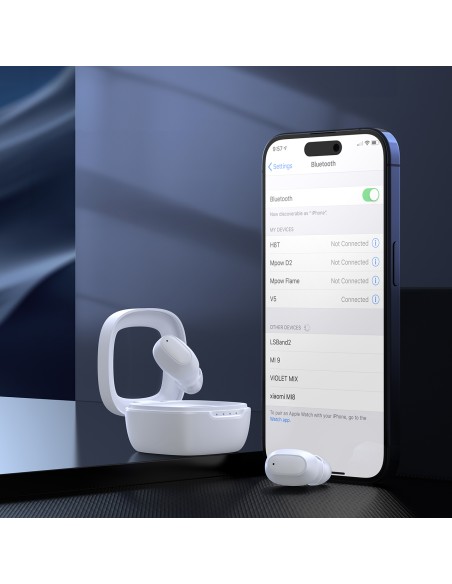 MEMS Wireless TWS Bluetooth 5.3 In-Ear ausinės – baltos
 
MEMS Wireless TWS Bluetooth 5.3 In-Ear ausinės – baltos