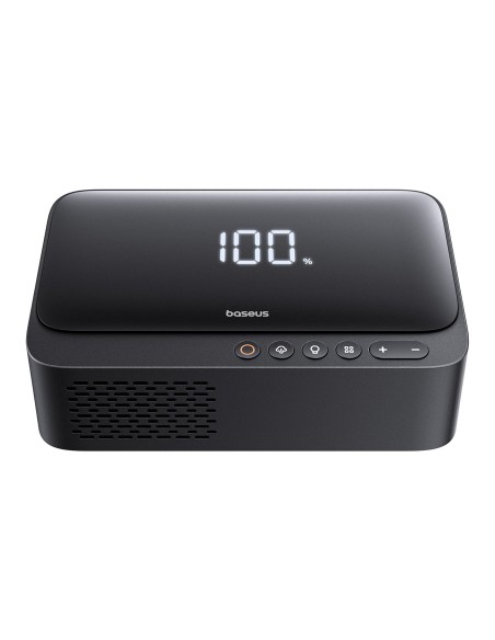 
4 viename starteris 600A su žibintuvėliu, 6000 mAh maitinimo blokas, Super Energy kompresorius - juodas
