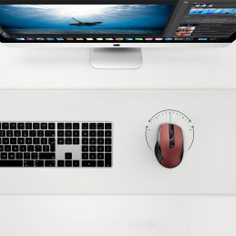 
Pelė optinė pelė belaidė USB 2.4GHz 4000 DPI – raudona
