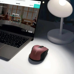 
Pelė optinė pelė belaidė USB 2.4GHz 4000 DPI – raudona
