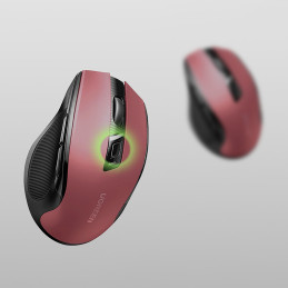
Pelė optinė pelė belaidė USB 2.4GHz 4000 DPI – raudona
