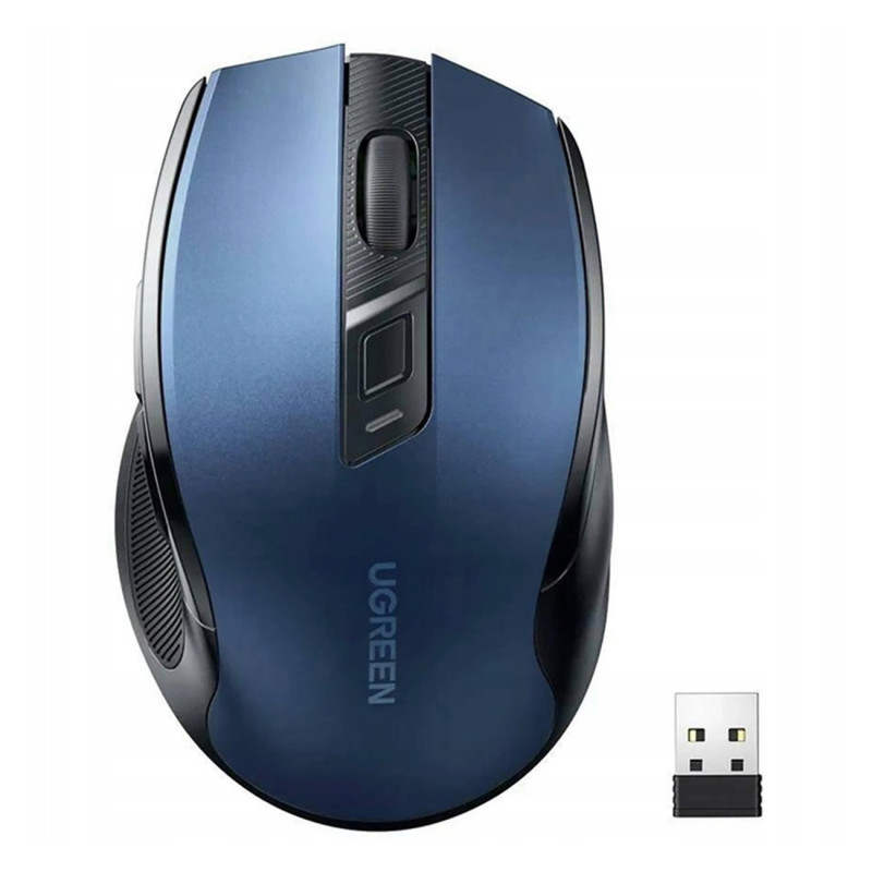 
Pelė optinė pelė belaidė USB 2.4GHz 4000 DPI – mėlyna
