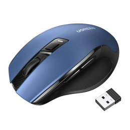 
Pelė optinė pelė belaidė USB 2.4GHz 4000 DPI – mėlyna
