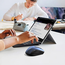 
Pelė optinė pelė belaidė USB 2.4GHz 4000 DPI – mėlyna
