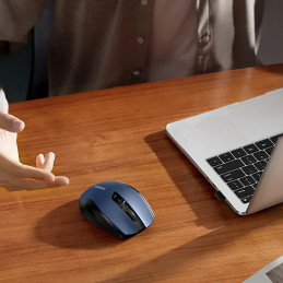 
Pelė optinė pelė belaidė USB 2.4GHz 4000 DPI – mėlyna
