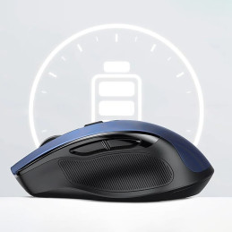 
Pelė optinė pelė belaidė USB 2.4GHz 4000 DPI – mėlyna
