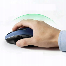 
Pelė optinė pelė belaidė USB 2.4GHz 4000 DPI – mėlyna
