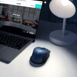 
Pelė optinė pelė belaidė USB 2.4GHz 4000 DPI – mėlyna
