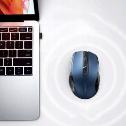 
Pelė optinė pelė belaidė USB 2.4GHz 4000 DPI – mėlyna
