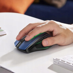 
Pelė optinė pelė belaidė USB 2.4GHz 4000 DPI – mėlyna
