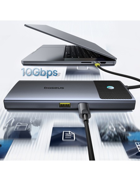 7in1 HUB adapteris Metal Gleam Series II USB-C PD100W / 2x USB-A / 2x HDMI 4K / USB-C 3.0
 
7in1 HUB adapteris Metal Gleam Series II USB-C PD100W / 2x USB-A / 2x HDMI 4K / USB-C 3.0