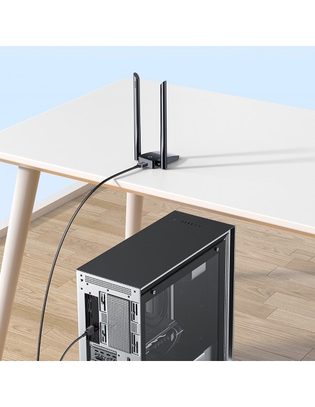 USB WiFi 2.4GHz 5GHz FastJoy Access Point 1300 Mb/ s tinklo plokštė – juoda
 
USB WiFi 2.4GHz 5GHz FastJoy Access Point 1300 Mb/ s tinklo plokštė – juoda