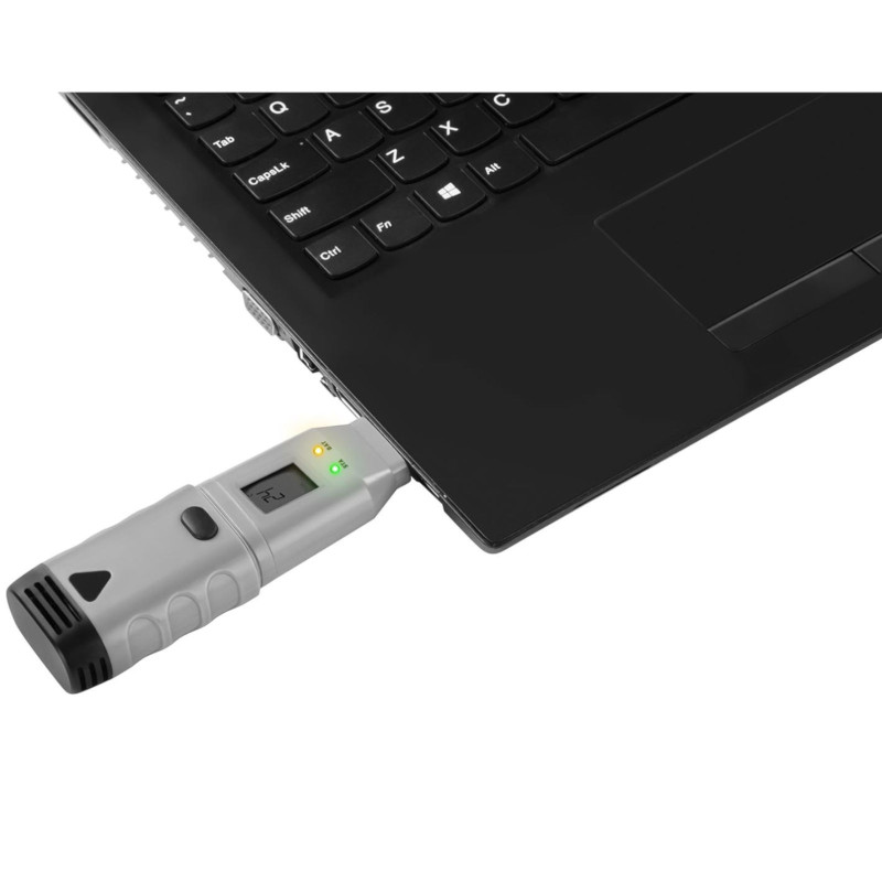 USB temperatūros ir drėgmės registratorius, diapazonas nuo -35 iki 80C