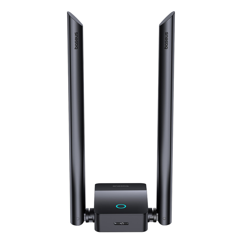 USB WiFi 2.4GHz 5GHz FastJoy Access Point 1800 Mb/ s tinklo plokštė – juoda