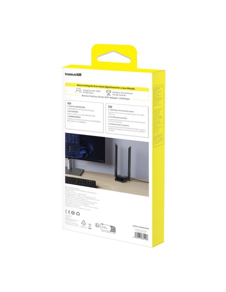 USB WiFi 2.4GHz 5GHz FastJoy Access Point 1800 Mb/ s tinklo plokštė – juoda
 
USB WiFi 2.4GHz 5GHz FastJoy Access Point 1800 Mb/ s tinklo plokštė – juoda