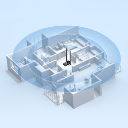 
USB WiFi 2.4GHz 5GHz FastJoy Access Point 1800 Mb/ s tinklo plokštė – juoda
