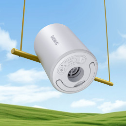 
Kelioninis oro čiužinio siurblys 2in1 su LED žibintuvėliu PocketGo Pro – baltas
