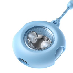 
TWS Bluetooth 5.3 LightAura VocalSound belaidės ausinės – mėlynos
