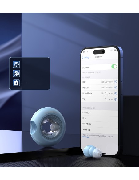 TWS Bluetooth 5.3 LightAura VocalSound belaidės ausinės – mėlynos
 
TWS Bluetooth 5.3 LightAura VocalSound belaidės ausinės – mėlynos