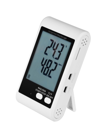 Išorinis USB temperatūros ir drėgmės registratorius, diapazonas nuo -40 iki 125C Išorinis USB temperatūros ir drėgmės registratorius, diapazonas nuo -40 iki 125C