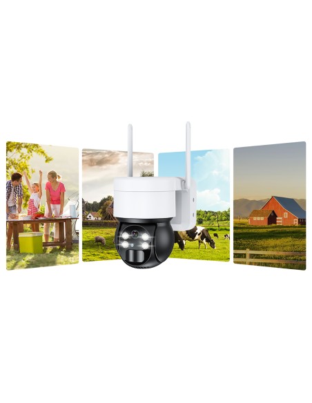 Išmanioji saulės PTZ kamera 4G LTE su 5 W saulės kolektoriumi ASC006-4G – balta
 
Išmanioji saulės PTZ kamera 4G LTE su 5 W saulės kolektoriumi ASC006-4G – balta