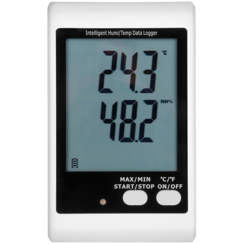 Išorinis USB temperatūros ir drėgmės registratorius, diapazonas nuo -40 iki 125C