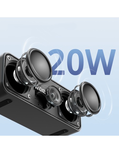 Element T2 Plus atnaujintas 20 W Bluetooth 5.3 belaidis garsiakalbis – juodas
 
Element T2 Plus atnaujintas 20 W Bluetooth 5.3 belaidis garsiakalbis – juodas