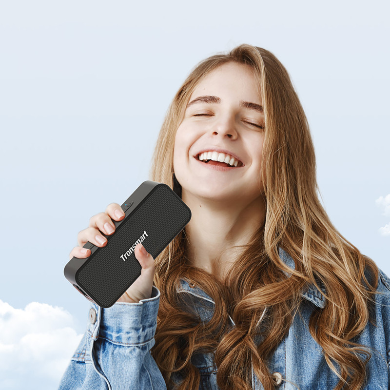 Element T2 Plus atnaujintas 20 W Bluetooth 5.3 belaidis garsiakalbis – juodas