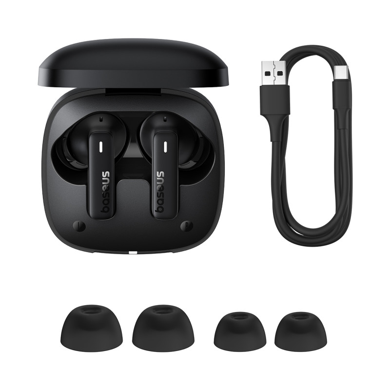Bowie E19 TWS In-Ear belaidės ausinės USB-C – juodos