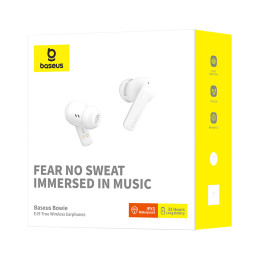 
Bowie E19 TWS In-Ear belaidės ausinės USB-C – balta

