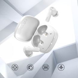 
Bowie E19 TWS In-Ear belaidės ausinės USB-C – balta
