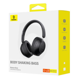 
„Bass 30 Max“ Bluetooth 5.3 belaidės ausinės – juodos
