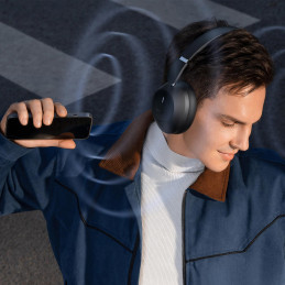 
„Bass 30 Max“ Bluetooth 5.3 belaidės ausinės – juodos
