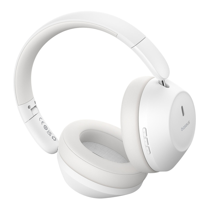 Bass 30 Max Bluetooth 5.3 belaidės ausinės – baltos
