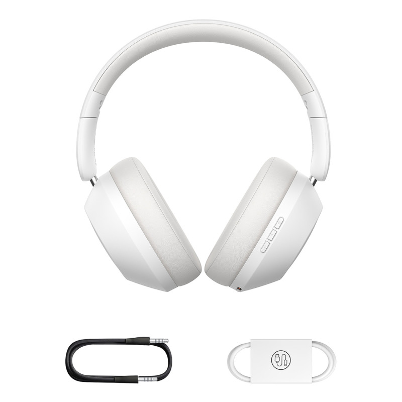 Bass 30 Max Bluetooth 5.3 belaidės ausinės – baltos