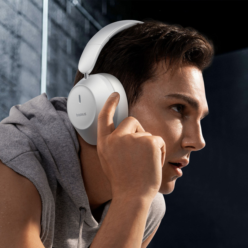 Bass 30 Max Bluetooth 5.3 belaidės ausinės – baltos