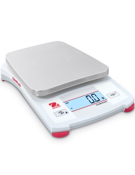 Techninės edukacinės ir tikslios baterijų valdymo skalės COMPASS CX 1200g / 0.1g - OHAUS CX1201