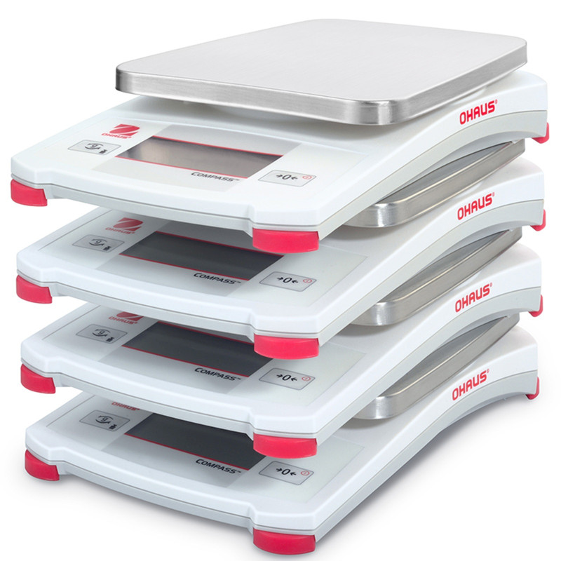 Techninės edukacinės ir tikslios baterijų valdymo skalės COMPASS CX 1200g / 0.1g - OHAUS CX1201