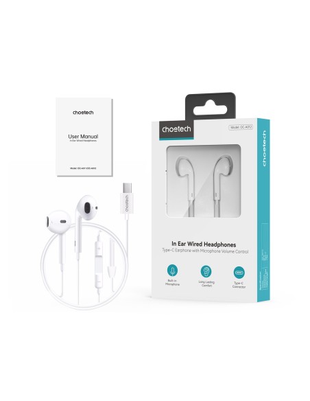 USB-C ausinės su 1,2 m laidu – balta
 
USB-C ausinės su 1,2 m laidu – balta