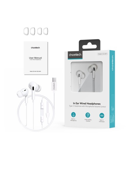 USB-C ausinės su 1,2 m laidu – balta
 
USB-C ausinės su 1,2 m laidu – balta