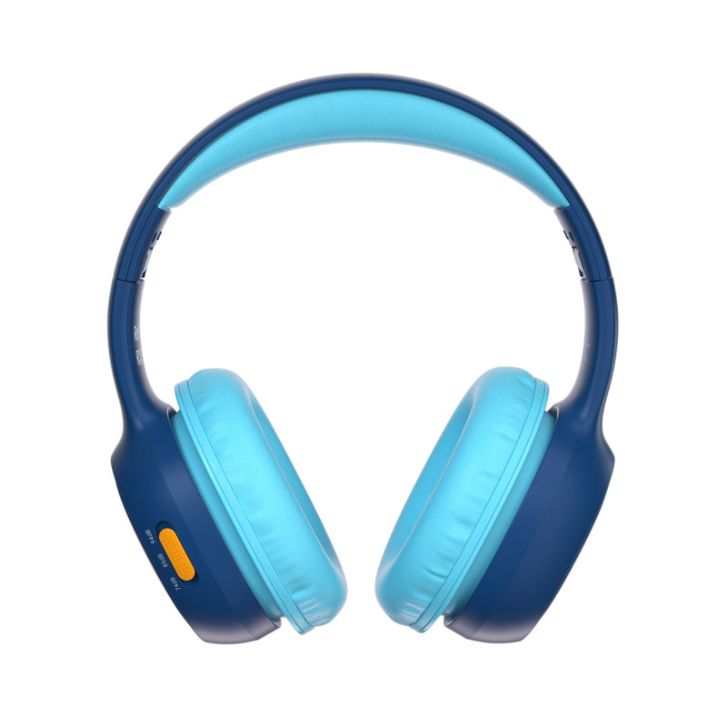 KH02 Bluetooth belaidės ausinės vaikams su garsumo valdymu – mėlynos spalvos