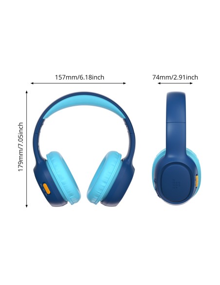 KH02 Bluetooth belaidės ausinės vaikams su garsumo valdymu – mėlynos spalvos
 
KH02 Bluetooth belaidės ausinės vaikams su garsumo valdymu – mėlynos spalvos