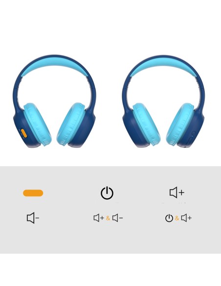 KH02 Bluetooth belaidės ausinės vaikams su garsumo valdymu – mėlynos spalvos
 
KH02 Bluetooth belaidės ausinės vaikams su garsumo valdymu – mėlynos spalvos