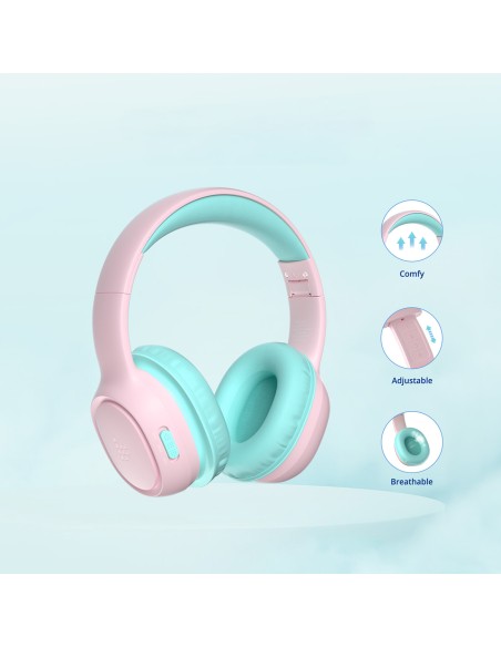 KH02 Bluetooth belaidės ausinės vaikams su garsumo valdymu – rožinės spalvos
 
KH02 Bluetooth belaidės ausinės vaikams su garsumo valdymu – rožinės spalvos