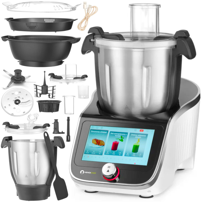 Daugiafunkcis virtuvės kombainas su 20 funkcijų HendiChef IPC 4.5 L 1400 W 230 V - Hendi 221761