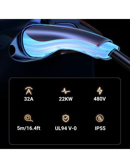 CCS2 laidas elektromobilio įkrovimui 480V 32A 22kW 5m - juodas
 
CCS2 laidas elektromobilio įkrovimui 480V 32A 22kW 5m - juodas