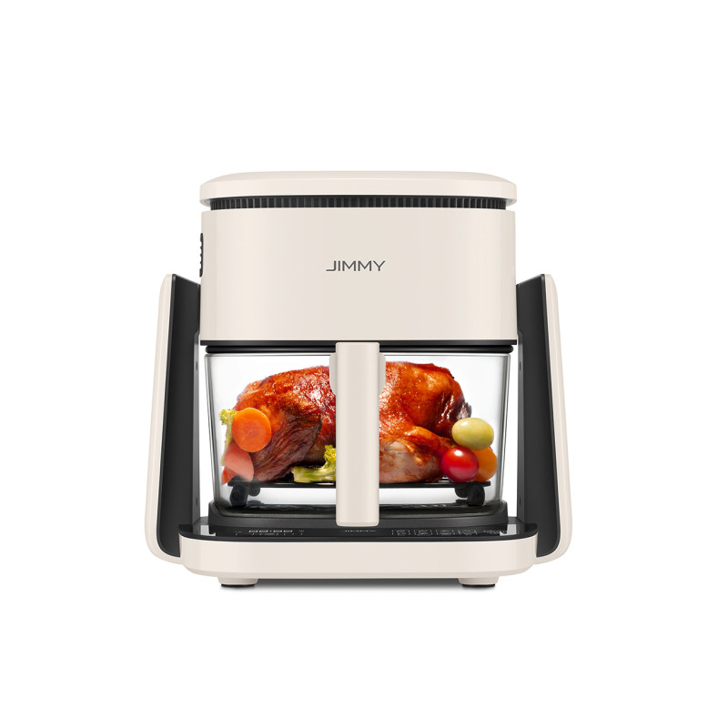 2in1 Be riebalų keptuvė JIMMY AF3 Air Fryer - smėlio spalvos juoda
