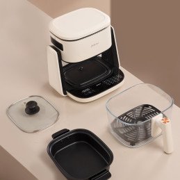 
2in1 Be riebalų keptuvė JIMMY AF3 Air Fryer - smėlio spalvos juoda
